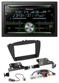 Автомагнитола Pioneer 2DIN, Bluetooth, DAB, CD, USB, AUX для Hyundai ix35 (с 2013)