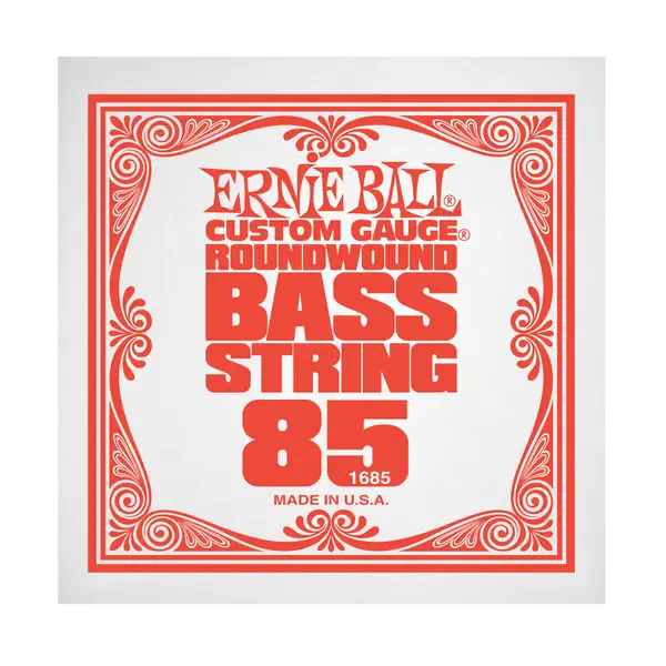 Струна для бас-гитары Ernie Ball P01685, сталь никелированная, круглая оплетка, калибр 85