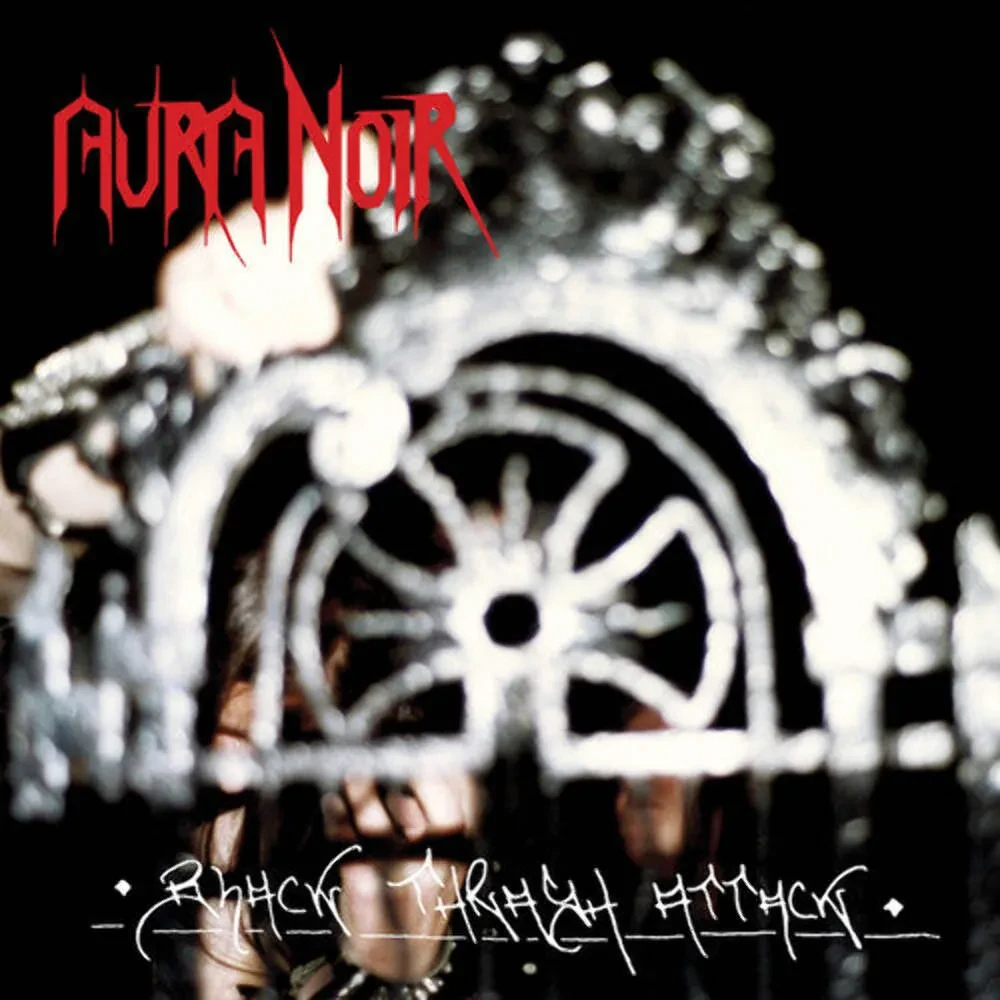Виниловая пластинка Aura Noir – Black Thrash Attack (красный мраморный винил, релиз 1996)