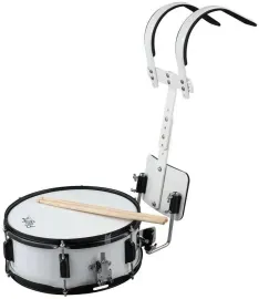 DRUM TALK MDSC-1455WH с корсетом - Барабан маршевый снэйр с держателем