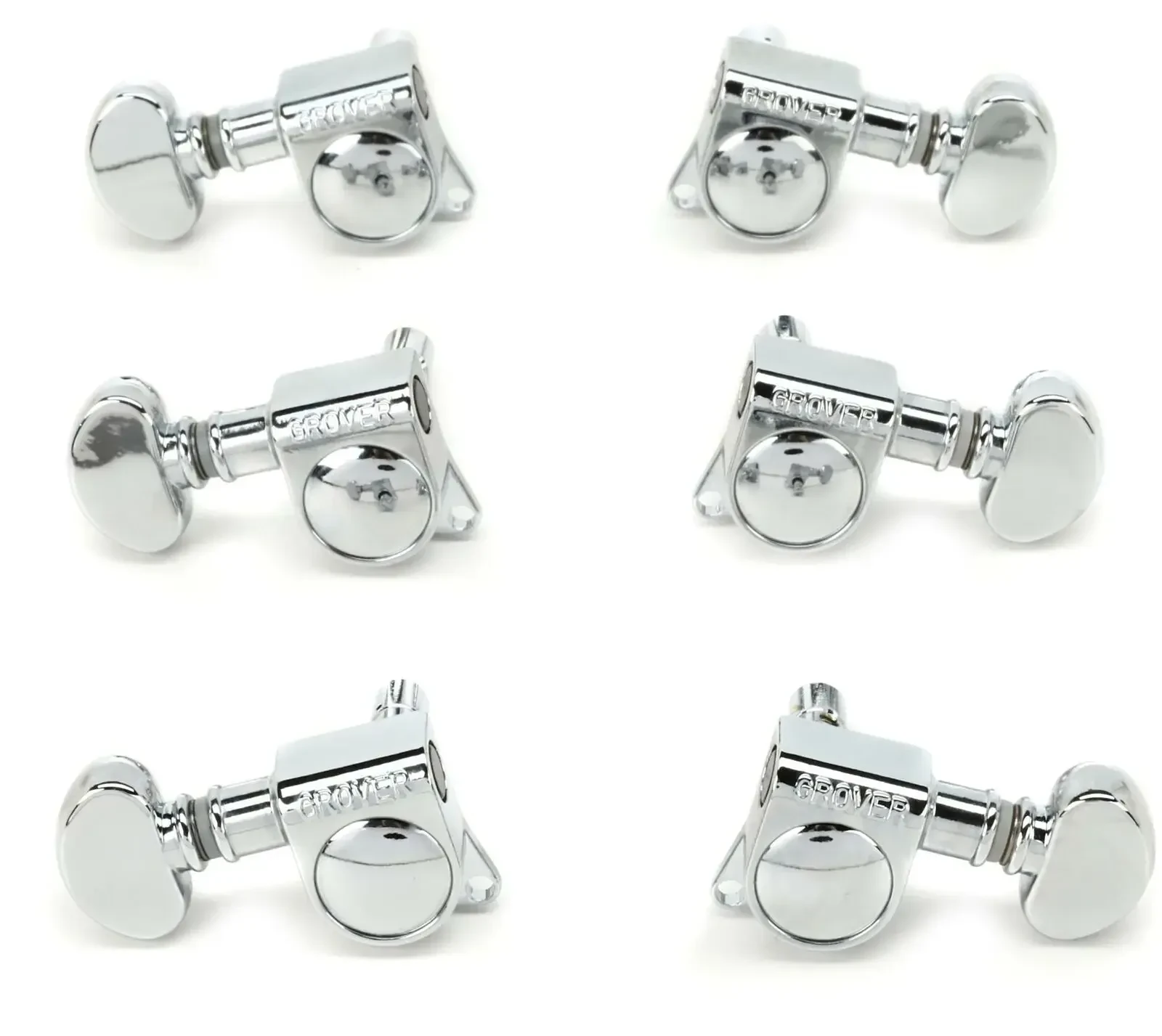 Колки гитарные Grover 406C Mini Locking Rotomatic 3+3 Chrome