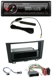 Pioneer MP3 DAB 1DIN AUX USB Autoradio für Honda CR-V (ab 2007)