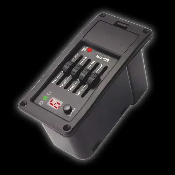 Звукосниматель для акустической гитары Belcat BG-3TN активный, 3‑полосный эквалайзер, тюнер, врезной