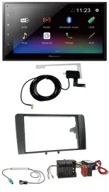 Pioneer DAB MP3 Bluetooth 2DIN USB Autoradio für Audi A3 8P 2003-2012 Aktivsyste