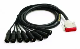 Мультикор Mogami GOLD-DB25-XLRM-15 Black 4.5 м