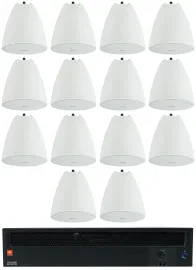 Потолочная акустика JBL PEN-65T White с усилителем (14 штук)