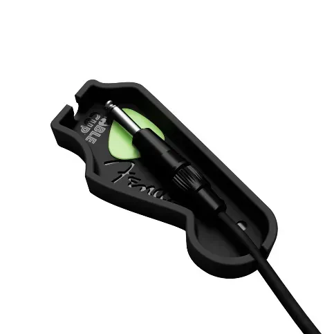 Держатель для медиаторов и кабеля для гитары Cable Cup CC-HSST-BK Strat Headstock Shape, черный