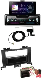 Автомагнитола для Mercedes Sprinter Pioneer DAB, Bluetooth, MP3, USB, черный