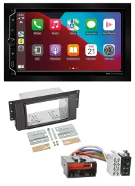 ESX 2DIN DAB USB MP3 Bluetooth Autoradio für LandRover Free Lander 2007-2010