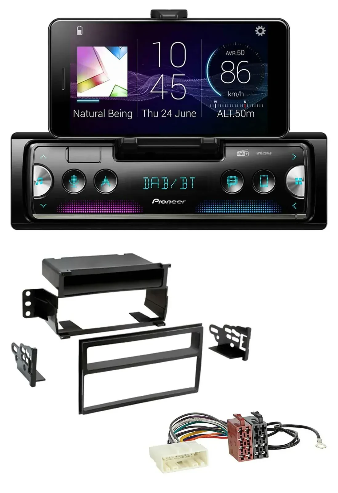 Автомагнитола Pioneer USB MP3 Bluetooth DAB для Nissan Versa/Tiida (с 2007)