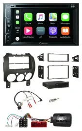 Pioneer Lenkrad USB DVD Bluetooth DAB 2DIN Autoradio für Mazda 2 2007-2014