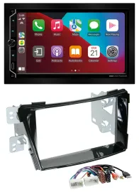 ESX 2DIN DAB USB MP3 Bluetooth Autoradio für Hyundai i40 ab 11 VF Klavierlack AU