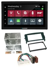 Blaupunkt DAB Bluetooth USB MP3 2DIN Autoradio für Toyota Auris 07-12 schwarz