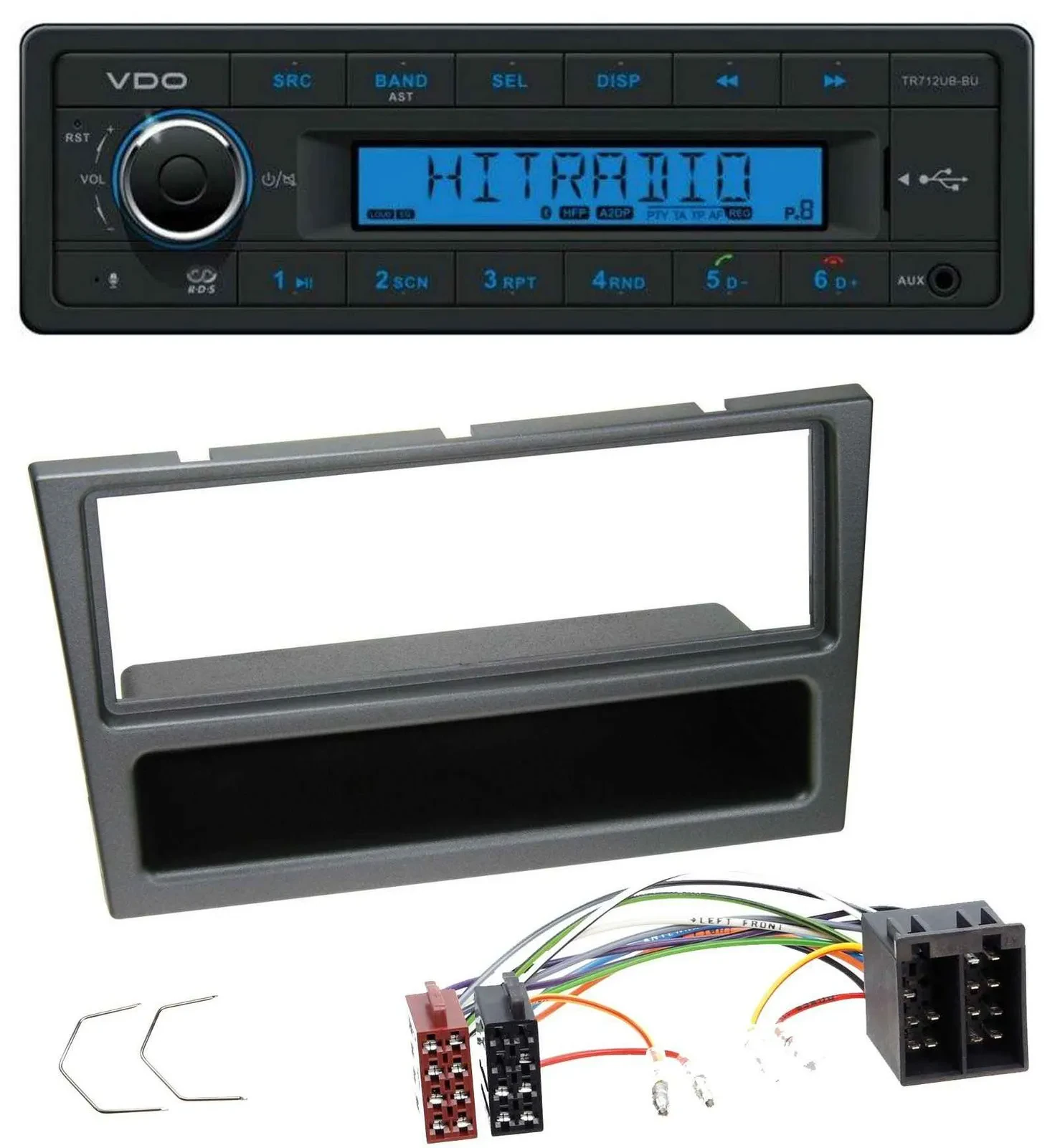 Автомагнитола VDO Bluetooth, USB, AUX, MP3 для Opel Corsa C, Meriva, Signum, Vectra C