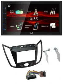 JVC USB Bluetooth MP3 DAB 2DIN Autoradio für Ford Kuga (DM2, ab 2013)