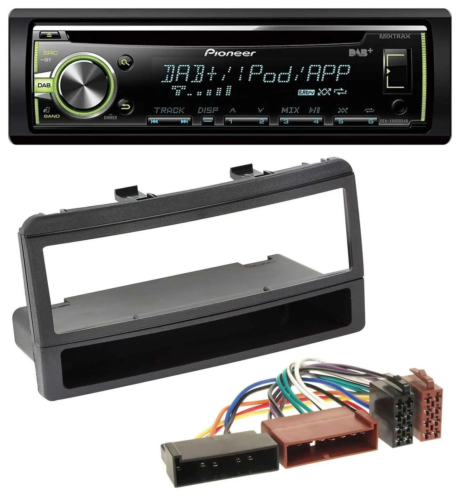 Pioneer DAB USB MP3 AUX CD Autoradio für Ford Focus Cougar Escort Fiesta Ablagef