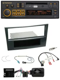 Pioneer DAB Lenkrad USB Bluetooth Autoradio für Opel Corsa D 06-08 Stealth Schwa