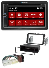 Blaupunkt Bluetooth DAB 2DIN USB DVD MP3 Autoradio für Opel Vivaro (2011-2015)