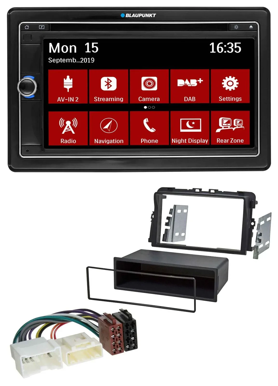 Blaupunkt Bluetooth DAB 2DIN USB DVD MP3 Autoradio für Opel Vivaro (2011-2015)