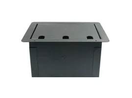 Elite Core FBL-BLANK Large Recessed Floor Box with Blank Plate