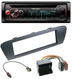 Автомагнитола Pioneer CD/MP3, DAB, Bluetooth, USB для Renault Scenic (с 2012), серый