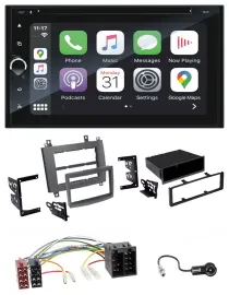 Blaupunkt 2DIN Bluetooth DAB USB DVD MP3 Autoradio für Cadillac CTS 2003-2007 SR