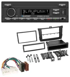 Автомагнитола для Toyota Corolla Blaupunkt USB DAB MP3 Bluetooth черная