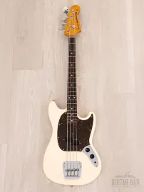 Бас-гитара Fender Mustang Bass MB98-SD P Olympic White w/gigbag Japan 2008