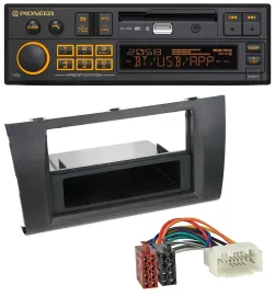 Pioneer DAB MP3 USB Bluetooth Autoradio für Suzuki Swift (2006-2010)