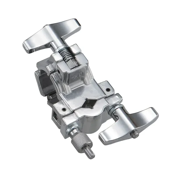 MCR-1 Standard Rack Clamp, Verchromt, Ideal für Drums, L-Stück Befestigung
