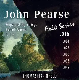 Струны для акустической гитары Thomastik PJ116 John Pearse 16-43