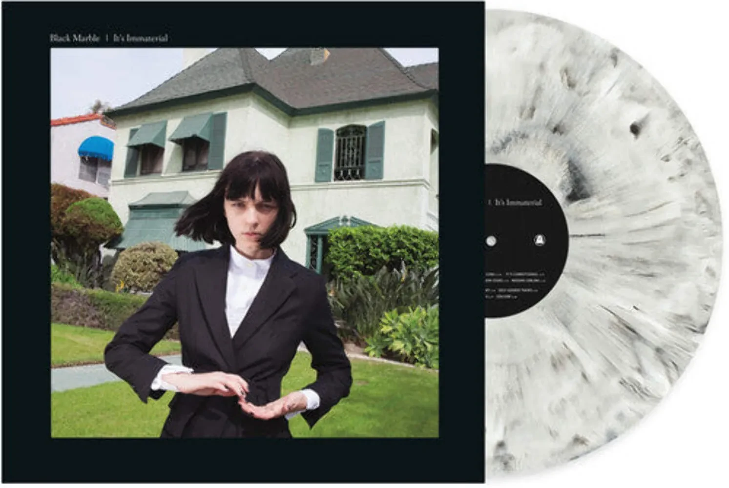 Виниловая пластинка Black Marble - It's Immaterial (10th Anniversary)[Marbled Black & White Vinyl]