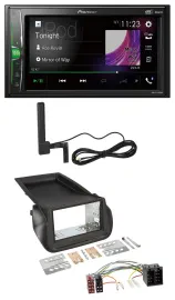 Автомагнитола Pioneer 2 DIN, Bluetooth, DAB, MP3, AUX для Citroen Nemo / Fiat Fiorino / Peugeot