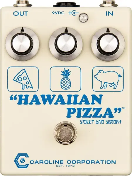 Педаль эффектов для электрогитары Caroline Hawaiian Pizza Fuzz Drive Effects Pedal