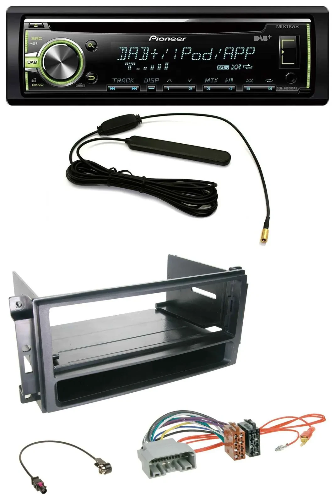 Pioneer MP3 USB CD DAB AUX Autoradio für Chrysler 300C Sebring Dodge Avenger Nit
