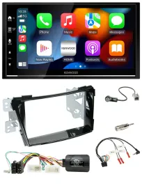 Kenwood DAB USB Bluetooth 2DIN Lenkrad Autoradio für Hyundai i40 ab 2011 VF Klav