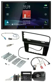 JVC USB Bluetooth 2DIN DAB Lenkrad Autoradio für VW Golf VII ab 2012