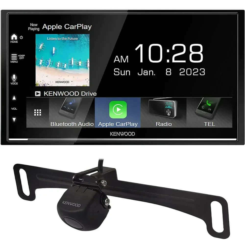 Автомагнитола Kenwood DMX8709S 6.8" с камерой заднего вида 128°