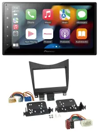Pioneer DAB Bluetooth 2DIN USB MP3 Autoradio für Honda Accord 02-08 schwarz