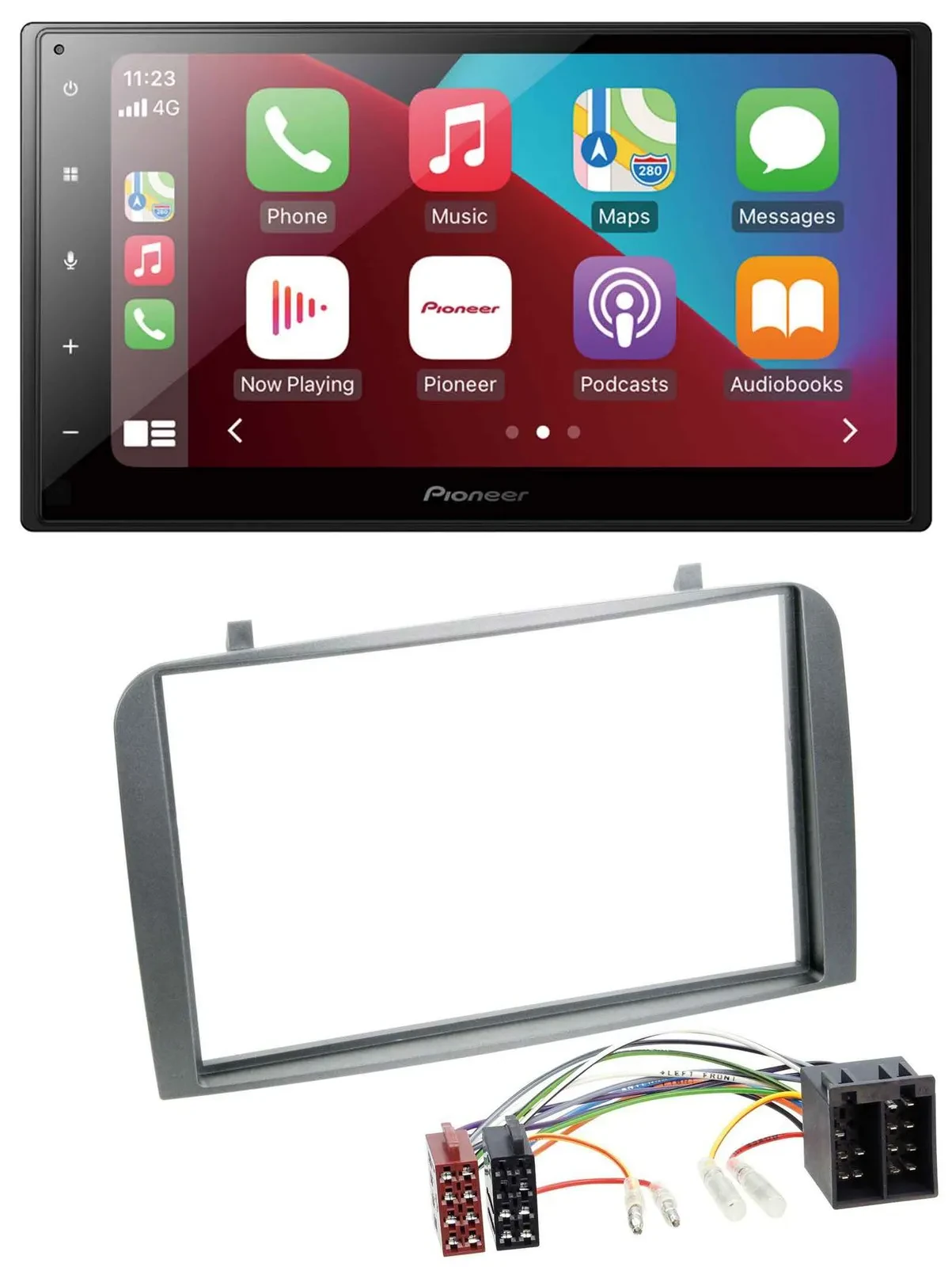 Автомагнитола для Alfa Romeo GT/147 Pioneer 2DIN USB MP3 DAB Bluetooth антрацит