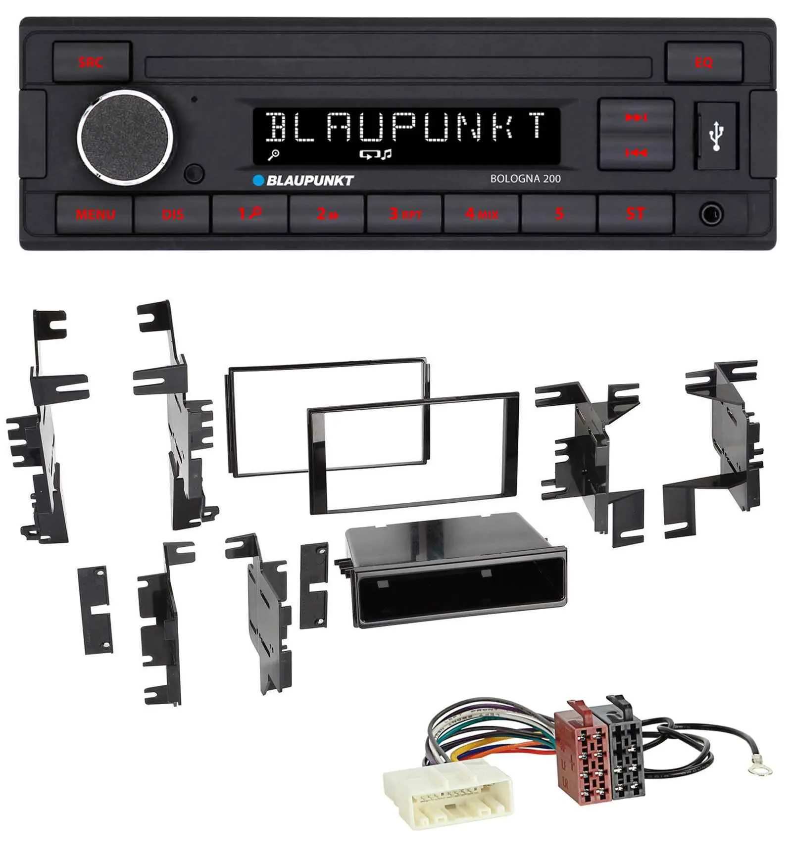 Blaupunkt MP3 AUX USB 1DIN Autoradio für Nissan Navara NV NV200 (ab 12)