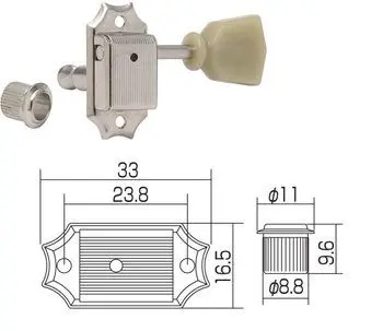 Колки гитарные Gotoh SD90-SL-N