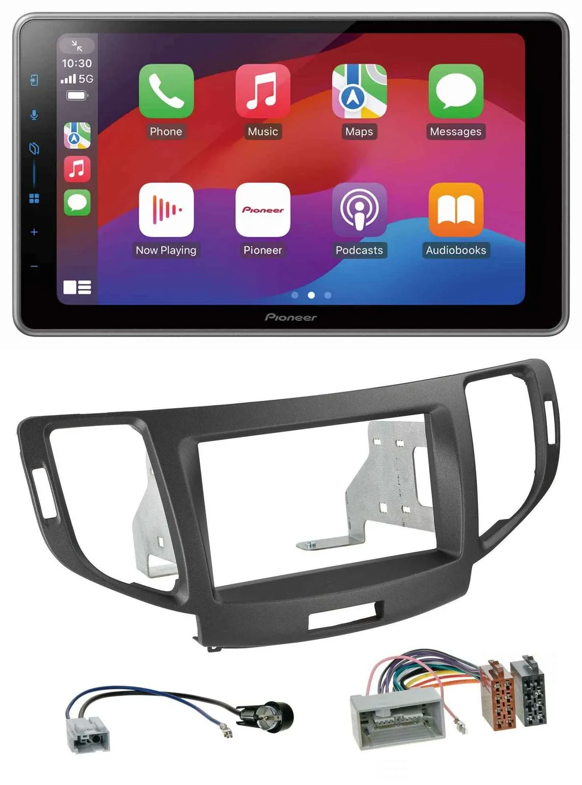 Pioneer MP3 USB DAB Bluetooth 2DIN Autoradio für Honda Accord ab 11 anthrazit