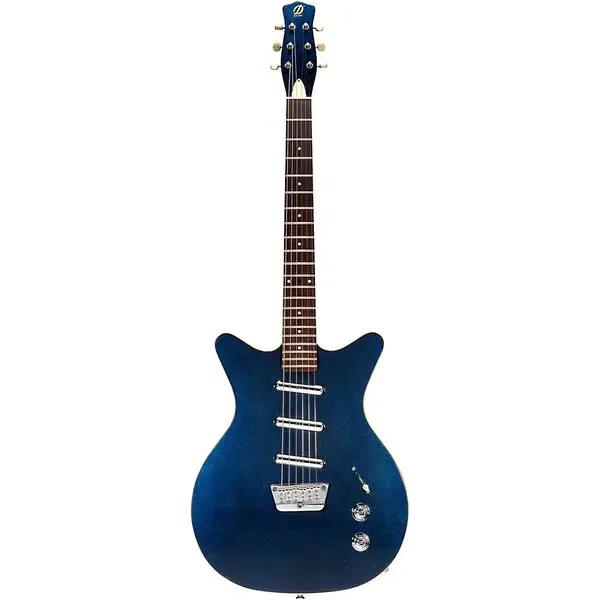 Электрогитара Danelectro 59 Triple Divine Blue Metallic