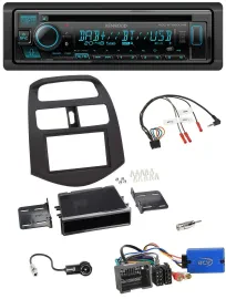 Kenwood Bluetooth DAB CD Lenkrad USB Autoradio für Chevrolet Spark 2013-2015