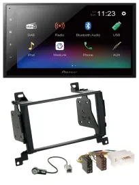 Автомагнитола для Hyundai Santa Fe 2007–2012 Pioneer 2DIN, USB, Bluetooth, DAB, MP3