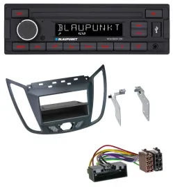 Blaupunkt MP3 AUX USB 1DIN Autoradio für Ford C-Max / Kuga - dunkelgrau