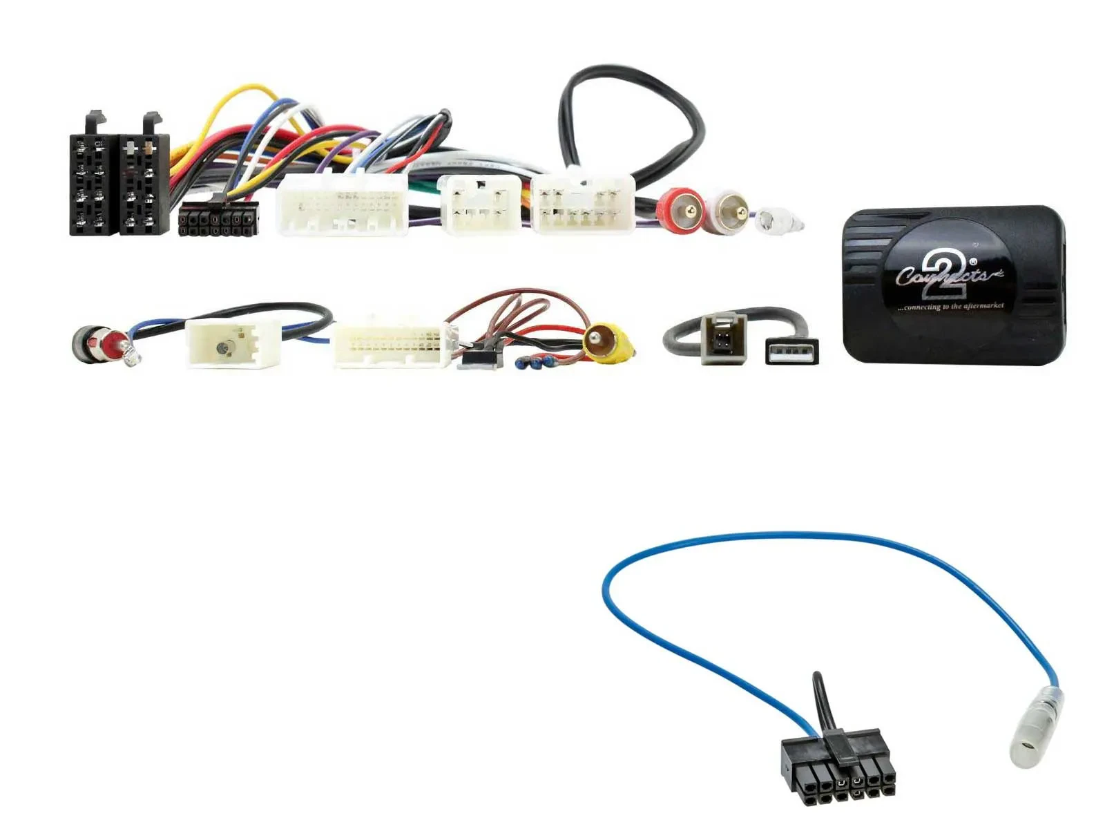 Connects2 Lenkradadapter für Toyota Avensis Corolla Verso Hilux Rush Kenwood