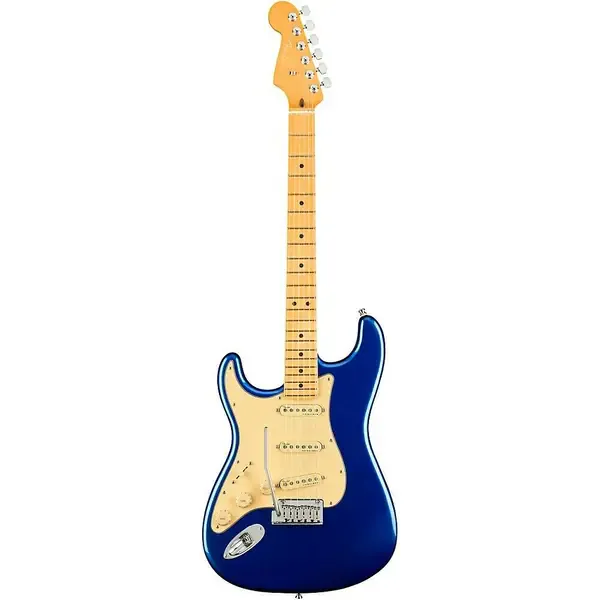Электрогитара Fender American Ultra Stratocaster Maple FB Left-Handed Cobra Blue