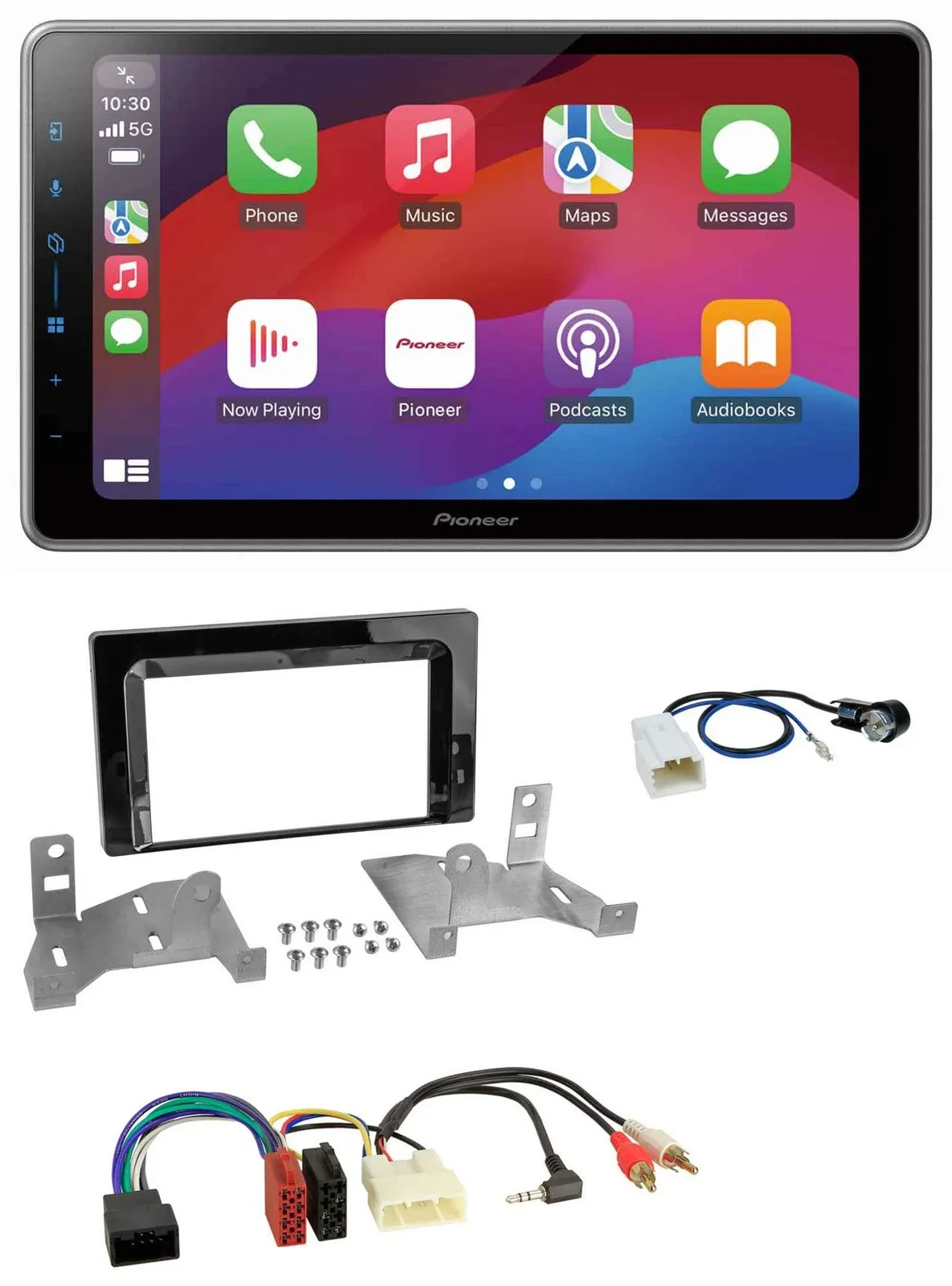 Pioneer MP3 USB DAB Bluetooth 2DIN Autoradio für Toyota Aygo AB7 ab 2022 klavier